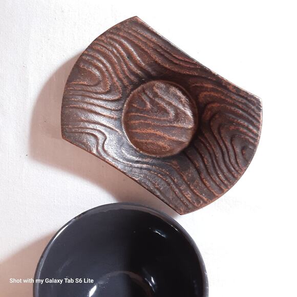 Unsigned Nanbu Cast Iron Japanese Teapot Cups And Saucers Set - Picture 14 of 16